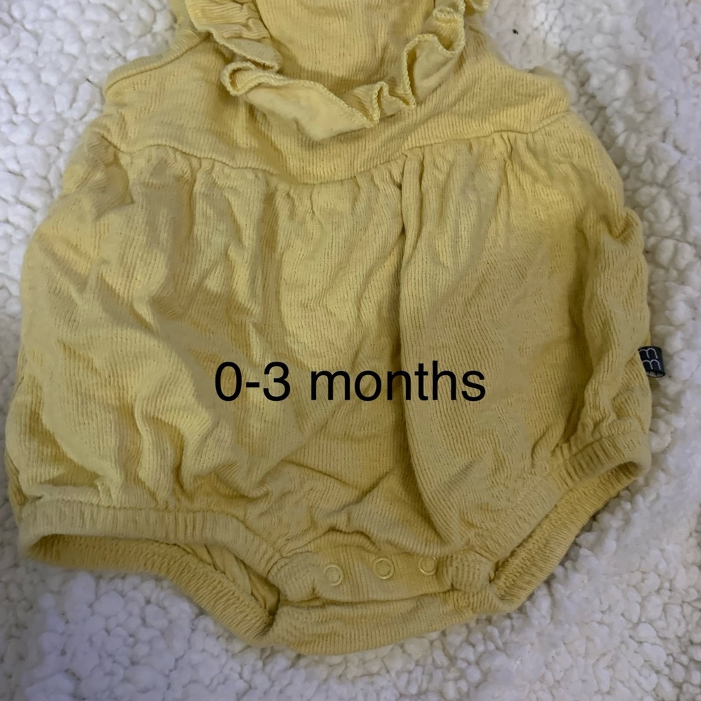 Yellow Baby Romper